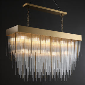 Candice Elegant Glass Chandelier Fixture for Living Room and Bedroom Décor Lamp