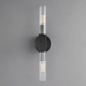 Candlestick Glass Wall Sconce