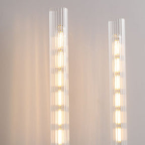 Candlestick Glass Wall Sconce