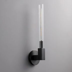 Candlestick Glass Wall Sconce