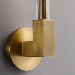 Candlestick Glass Wall Sconce