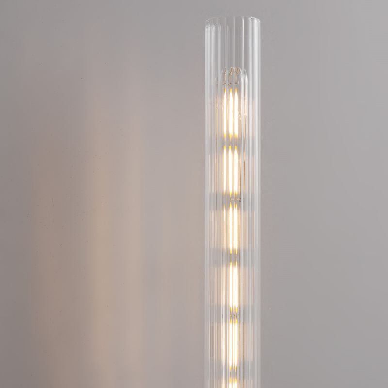 Candlestick Glass Wall Sconce