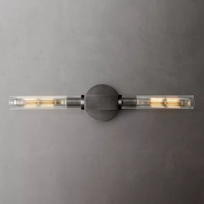 Candlestick Glass Wall Sconce