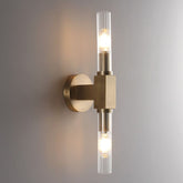 Candlestick Glass Wall Sconce