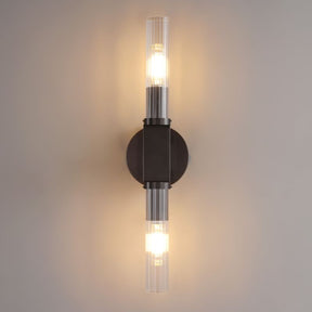 Candlestick Glass Wall Sconce