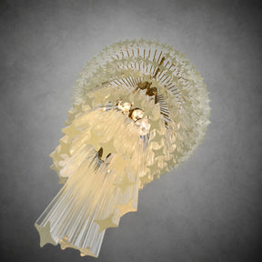 Chandelier  Cascada Spiral Clear Crystal Nickel
