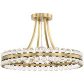 Caven 4 Light Semi Flush Ceiling Light 18''