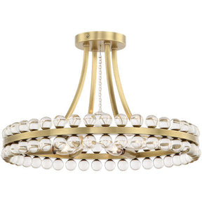 Caven 4 Light Semi Flush Ceiling Light 18''