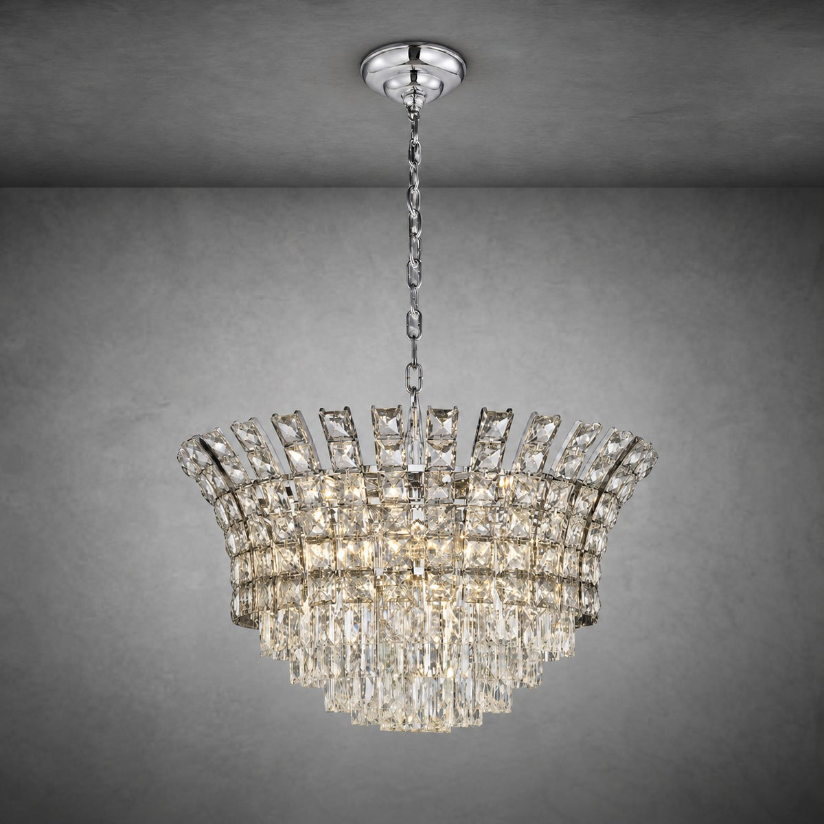 Splendore Statement Halo Chandelier