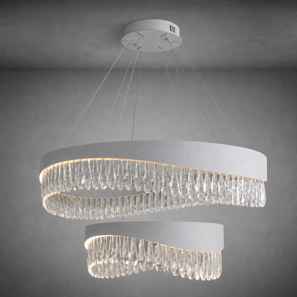 Stagno Crystal Duo Chandelier