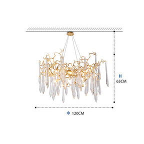 Cecily Modern Crystal Branch Chandelier