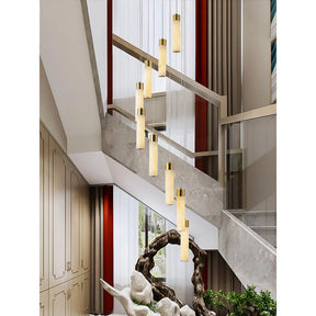 Celestial Alabaster Cascade Chandelier