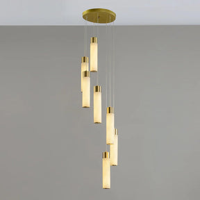 Celestial Alabaster Cascade Chandelier