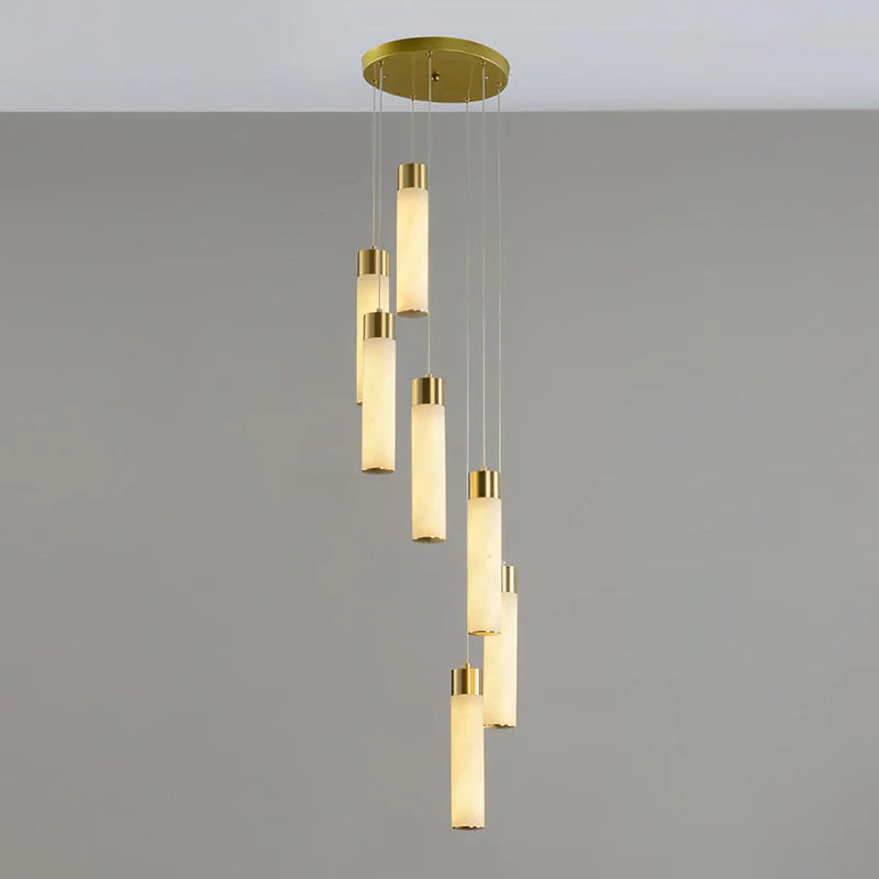 Celestial Alabaster Cascade Chandelier