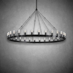 Celestine Vintage Filament Outdoor Round Chandelier