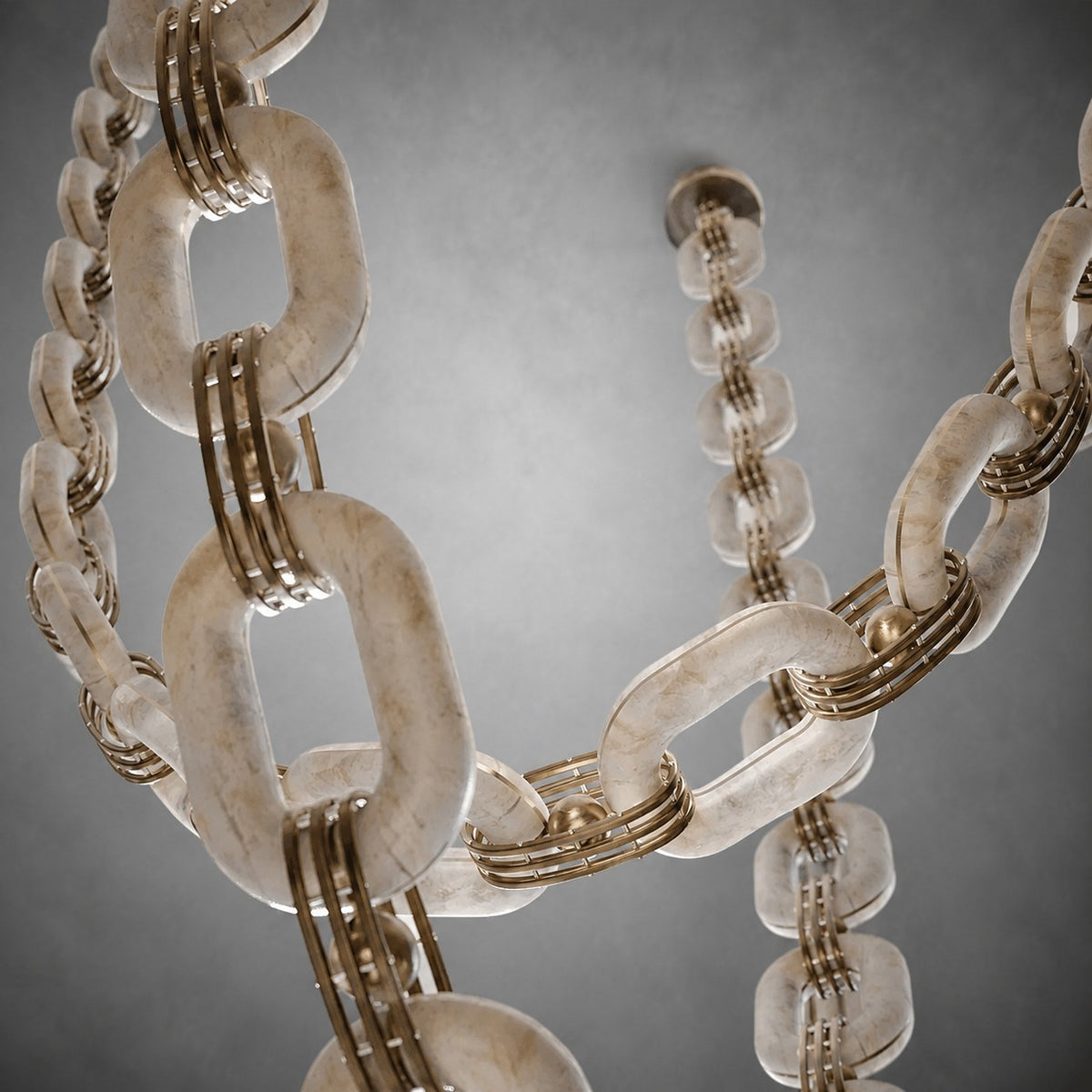 Chain Link Chandelier