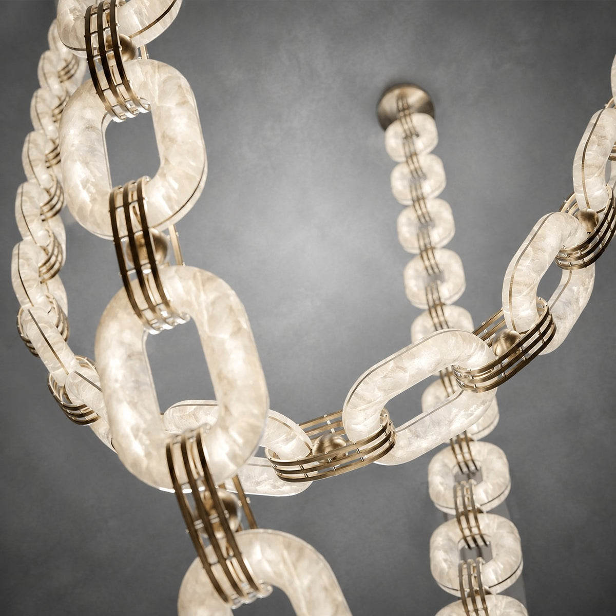 Chain Link Chandelier