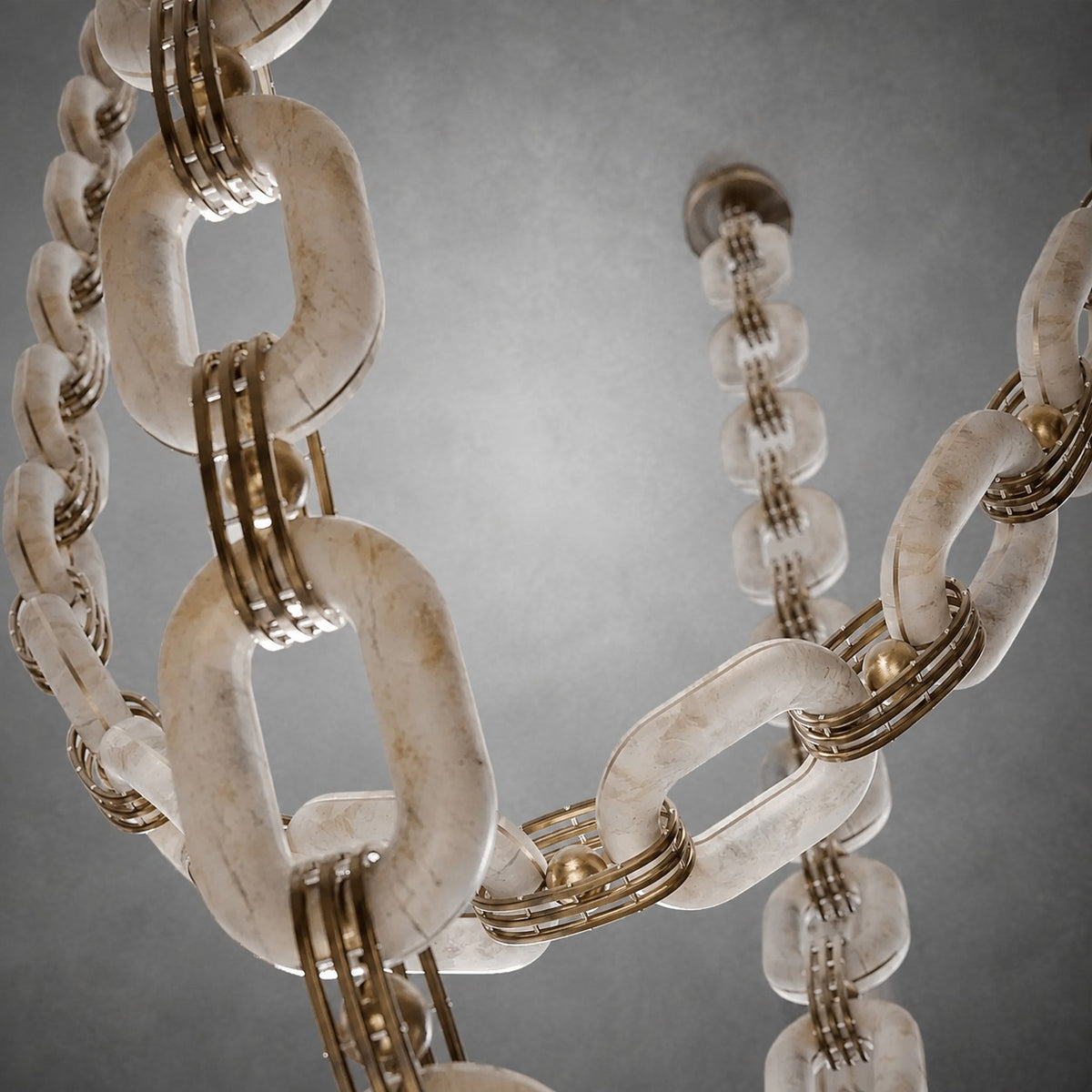 Chain Link Chandelier