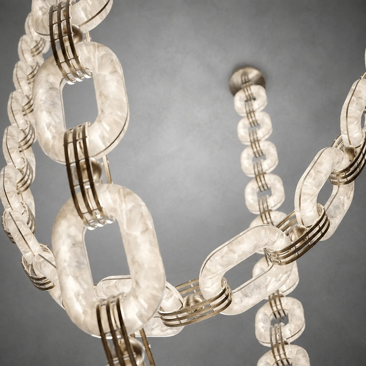 Chain Link Chandelier