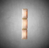 Charles Calcite Triple Indoor Wall Sconce Fixture