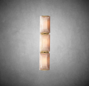 Charles Calcite Triple Indoor Wall Sconce Fixture