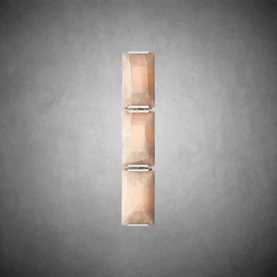 Charles Calcite Triple Indoor Wall Sconce Fixture