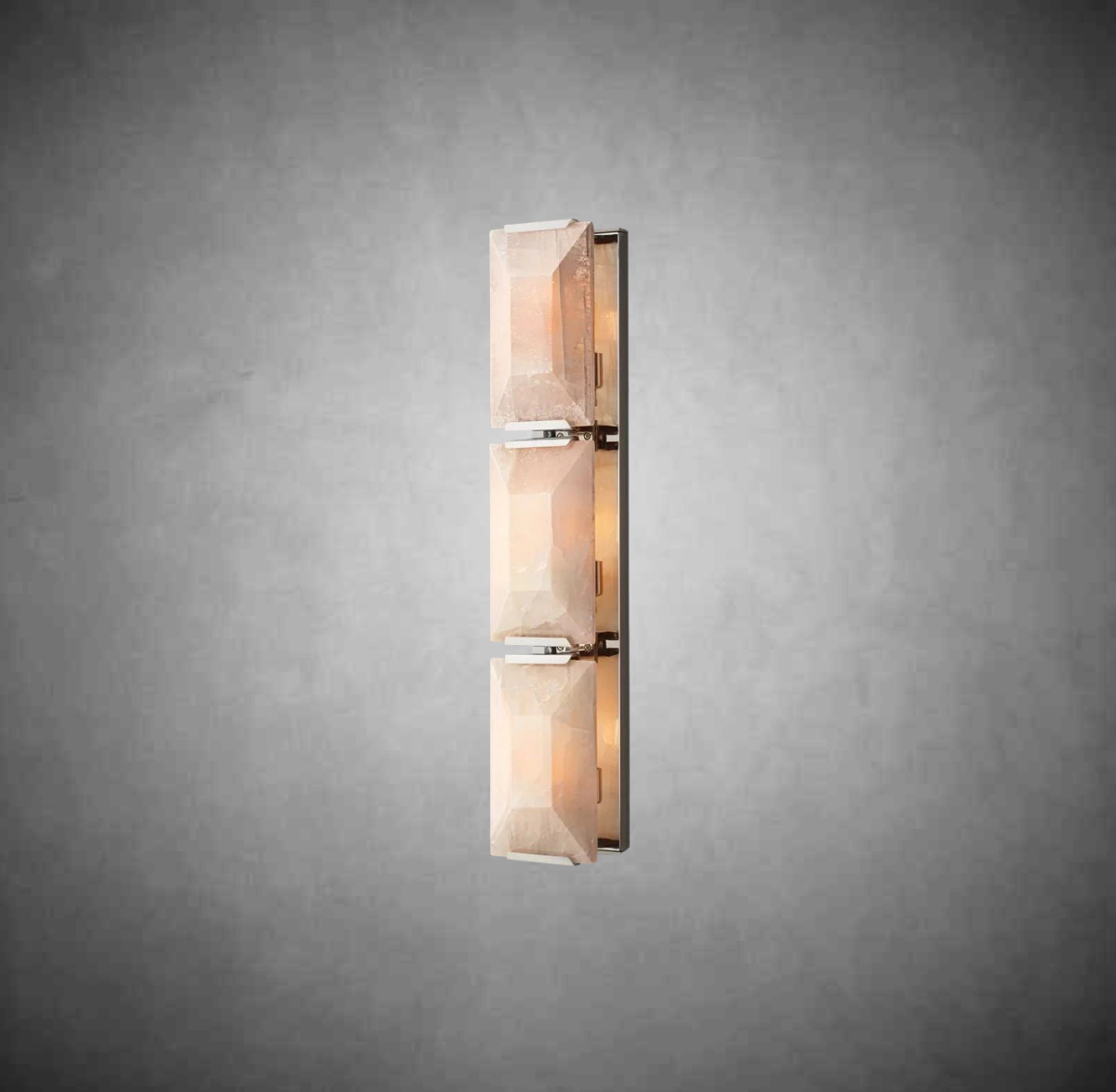 Charles Calcite Triple Indoor Wall Sconce Fixture