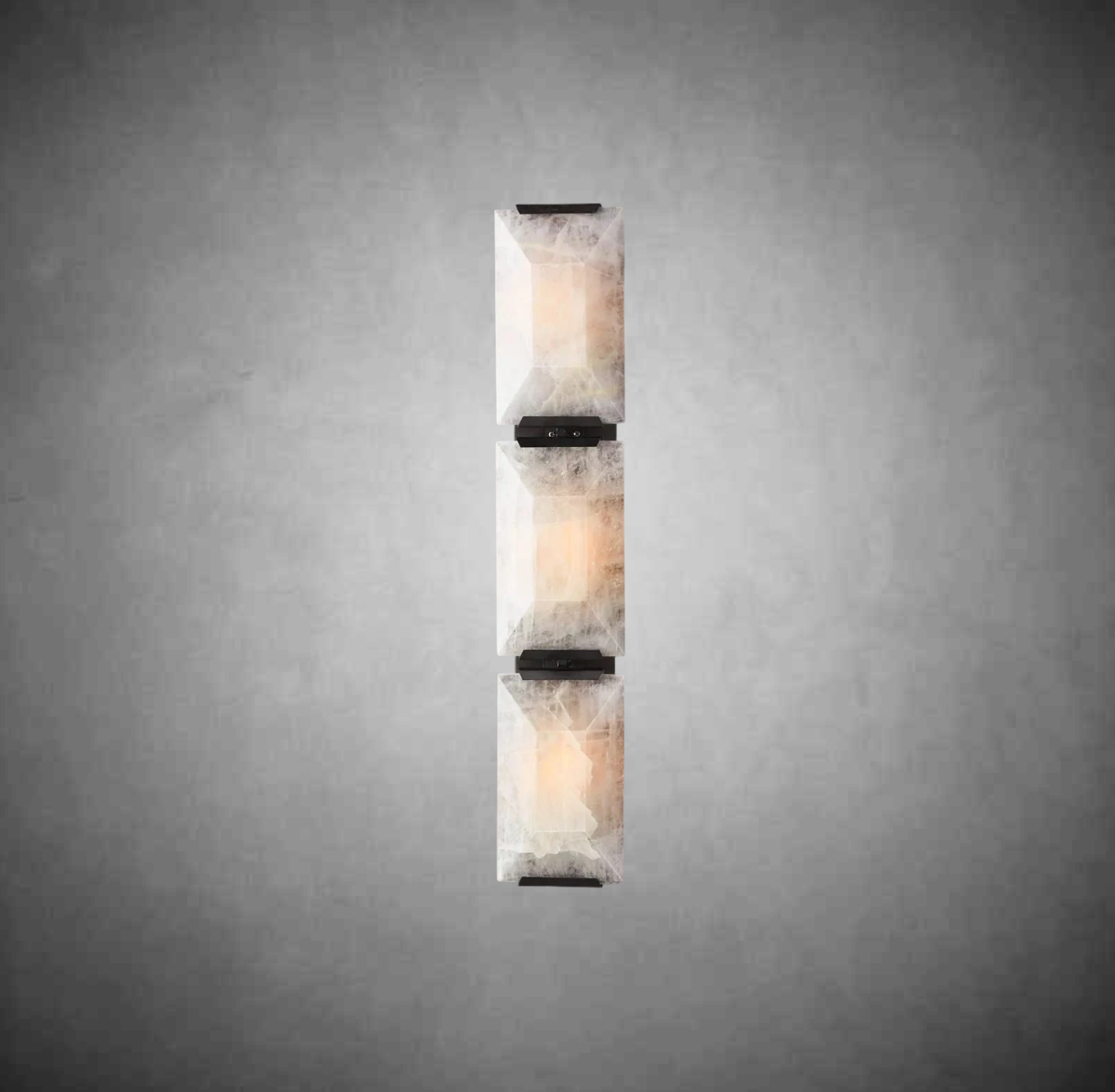 Charles Calcite Triple Indoor Wall Sconce Fixture