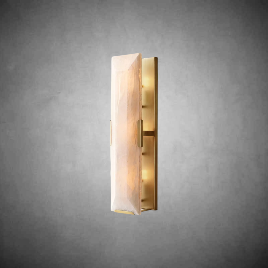 Charles Modern Calcite Linear Indoor Wall Sconce