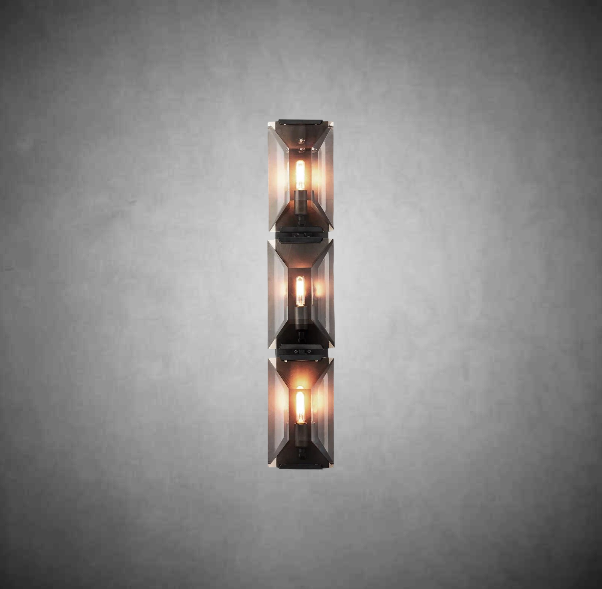 Charles Multicurve Crystal Triple Wall Sconce