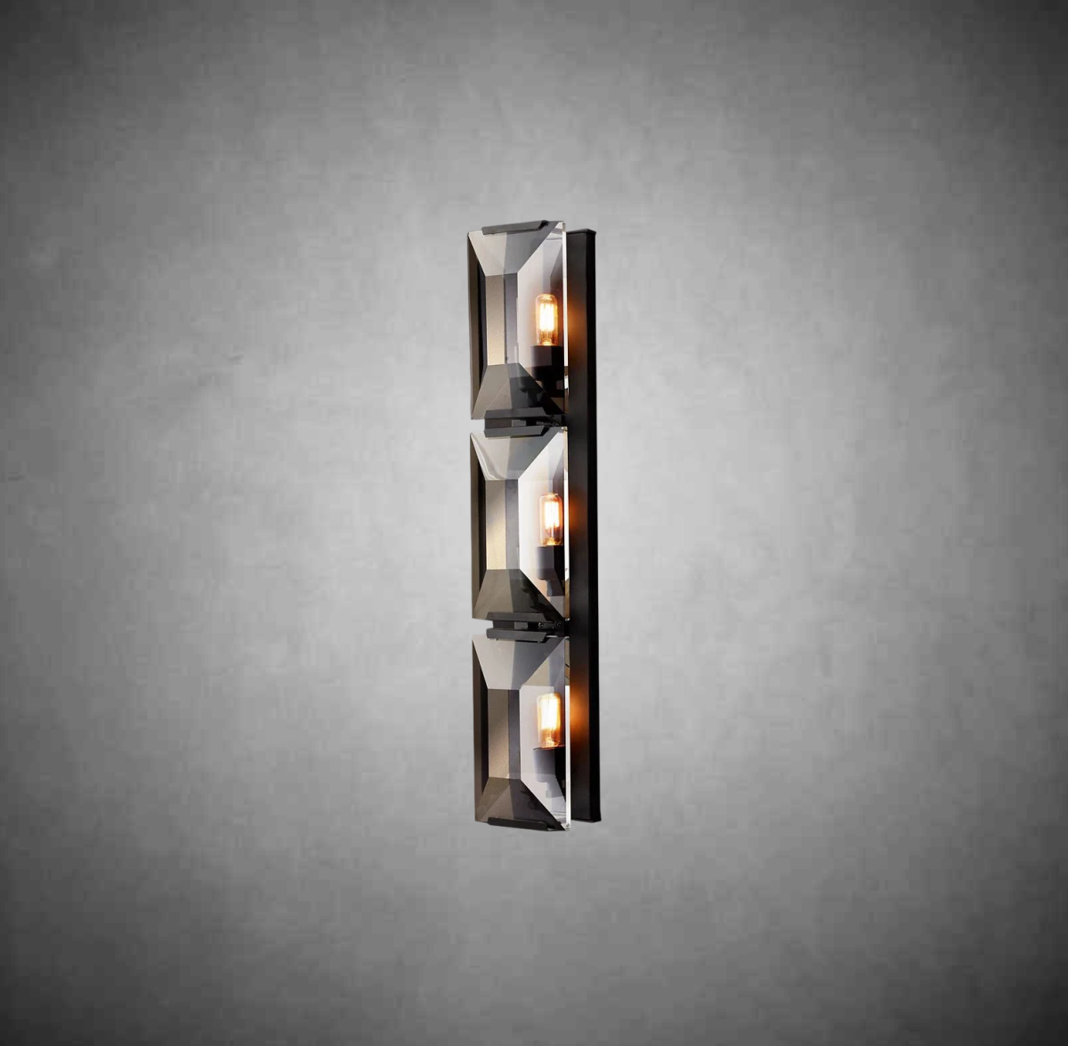 Charles Multicurve Crystal Triple Wall Sconce