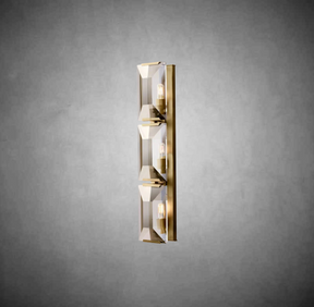 Charles Multicurve Crystal Triple Wall Sconce