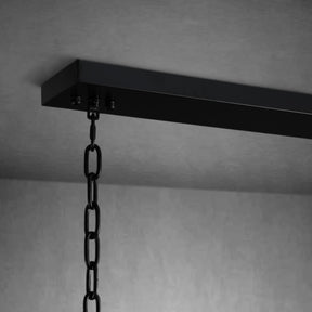 Charles Multicurve Modern Crystal Rectangular Chandelier