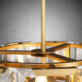 Charles Multicurve Modern Crystal Round Chandelier