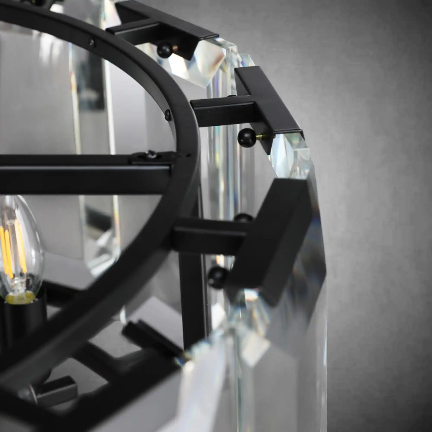 Charles Multicurve Modern Crystal Round Chandelier