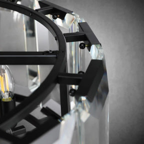 Charles Multicurve Modern Crystal Round Chandelier