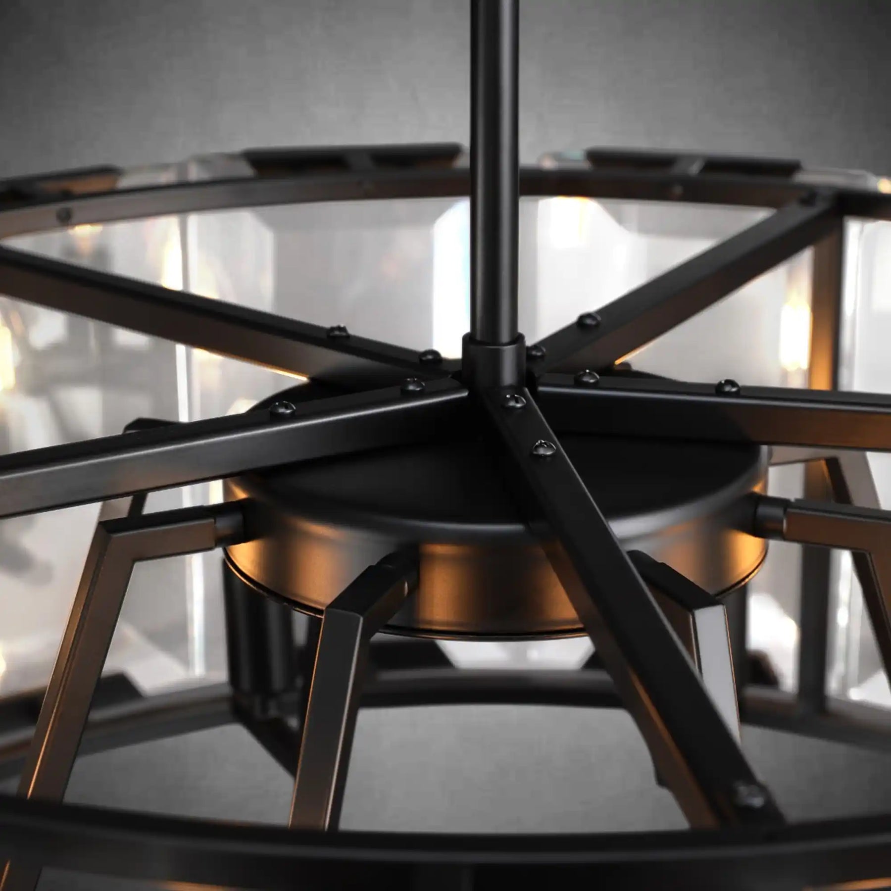 Charles Multicurve Modern Crystal Round Chandelier