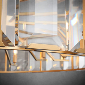 Charles Multicurve Modern Crystal Round Chandelier