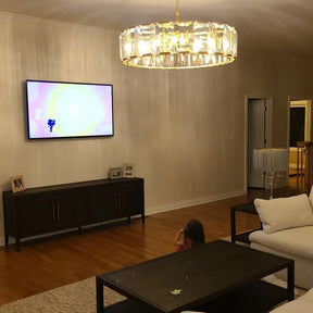 Charles Multicurve Modern Crystal Round Chandelier