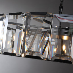 Charles Multicurve Modern Crystal Round Chandelier
