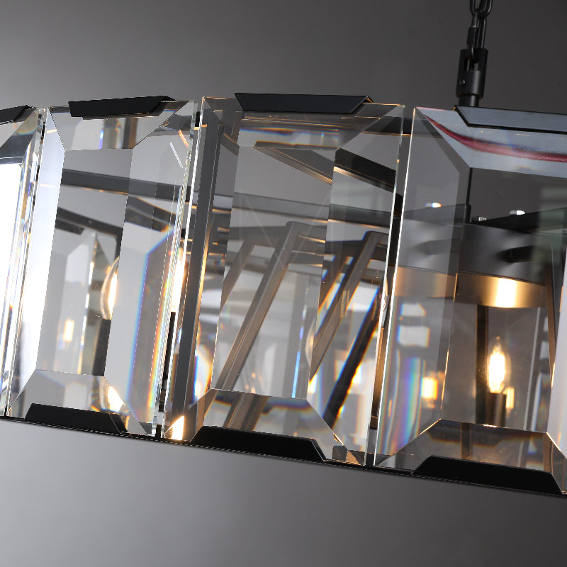 Charles Multicurve Modern Crystal Round Chandelier