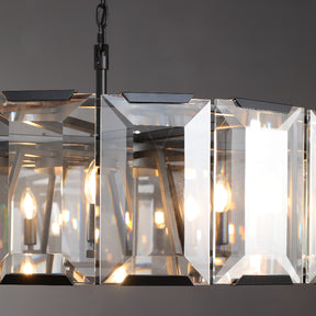 Charles Multicurve Modern Crystal Round Chandelier