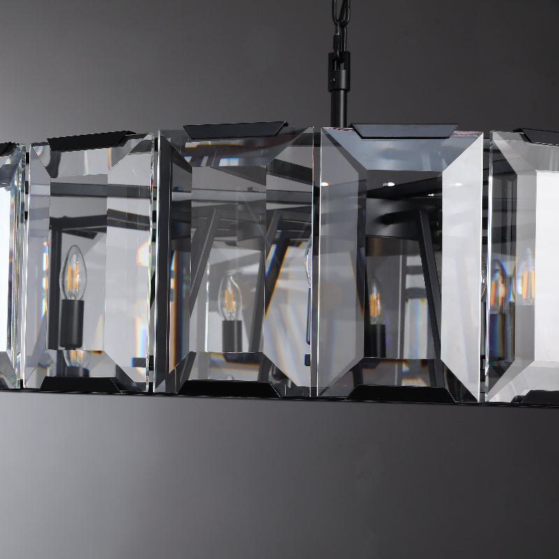 Charles Multicurve Modern Crystal Round Chandelier