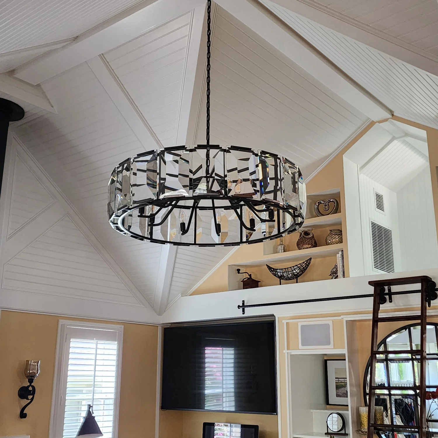 Charles Multicurve Modern Crystal Round Chandelier