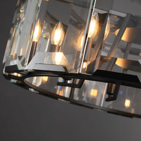 Charles Multicurve Modern Crystal Round Chandelier