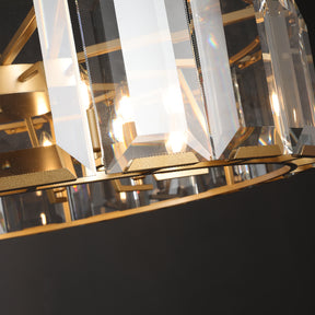 Charles Multicurve Modern Crystal Round Chandelier
