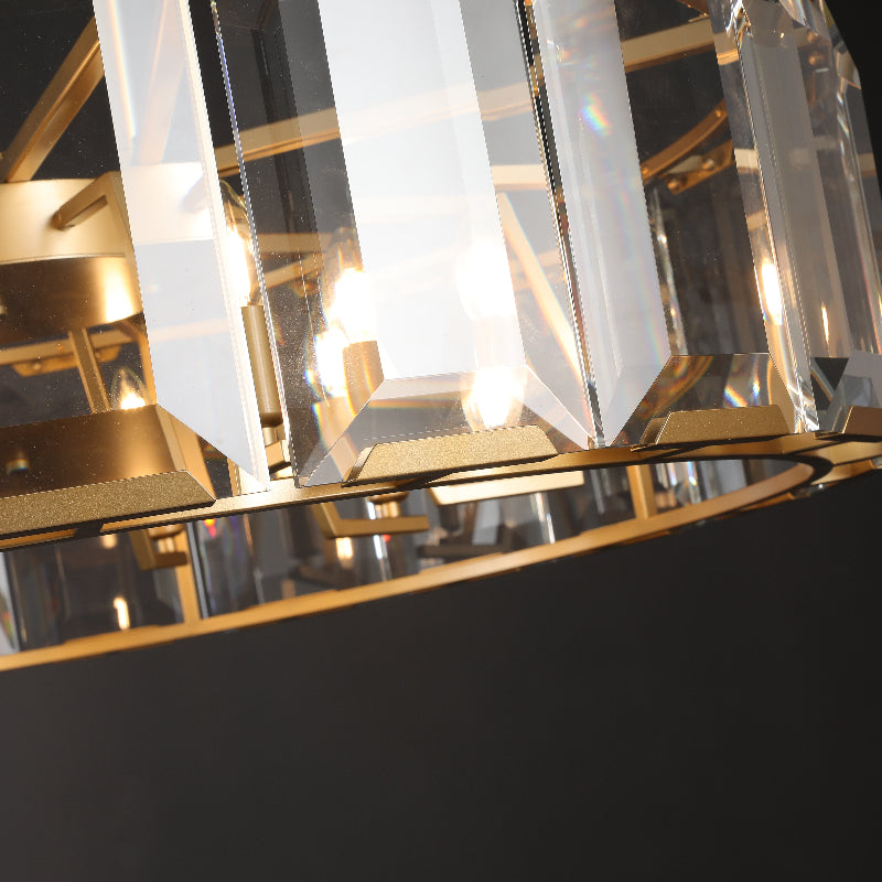 Charles Multicurve Modern Crystal Round Chandelier