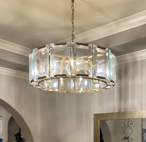 Charles Multicurve Modern Crystal Round Chandelier