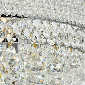 Luxury French Empire Chandelier for Villa Hall Ceiling Three-layers Crystal Light for Hotel Lobby