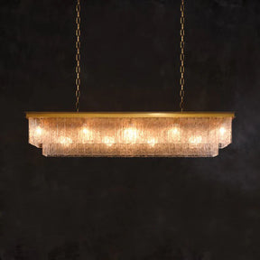Claira Glass Rectangular Chandelier 41″49″52″72″